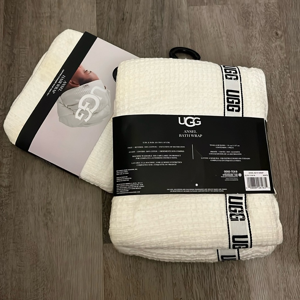 UGG BATH WRAP & HAIR WRAP